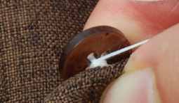 How to Sew on a Shank Button