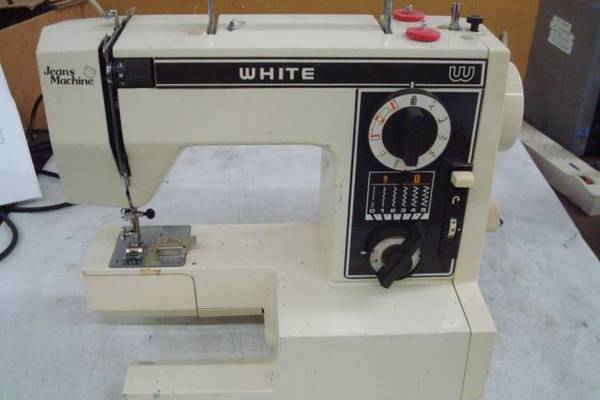 Brand New ( WHITE 2037 ) Sewing Machine And Case for Sale in