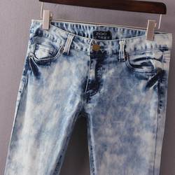 bleaching jeans in washing machine