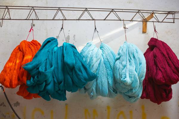creative savv: Dyeing Polyester Fleece