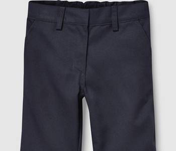 Flat-front-shorts